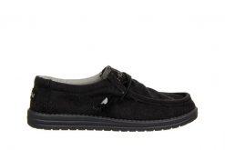 Półbuty Hodaki Captain Standard Midnight 003274, Czarny, Materiał - 45. Czarne półbuty męskie Hodaki, na lato, bez wzorów, z bawełny, bez obcasa, bez zapięcia. W wyprzedaży za 179.10 zł.