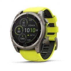 Garmin Fenix 8 51mm AMOLED Solar Sapphire Titanium Amp. Niebieskie zegarki sportowe Garmin, bez wzorów. Za 4,993.99 zł.