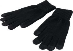 Rękawiczki ogrzewane unisex Screengloves czarne. Czarne rękawiczki męskie VOXOM, bez wzorów, z elastanu. Za 100.99 zł.