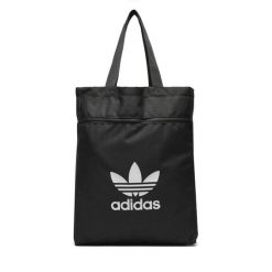 Torebka adidas. Czarne shopperki damskie Adidas, bez wzorów, bez dodatków. Za 99.99 zł.