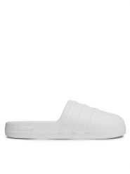 Adidas Klapki adifom Adilette Slides HQ8748 Biały. Białe buty sportowe męskie Adidas, bez wzorów, z syntetyku, bez zapięcia. Za 209.99 zł.