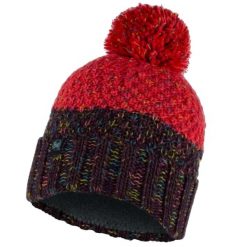 Czapka damska Buff Janna Knitted Fleece Hat Beanie. Czerwone czapki damskie Buff, na zimę, bez wzorów, sportowe. Za 119.99 zł.