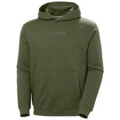 Bluza z kapturem Helly Hansen Core. Zielone bluzy męskie Helly Hansen, m, bez wzorów, z bawełny, eleganckie, bez ramiączek, z kapturem. W wyprzedaży za 311.90 zł.