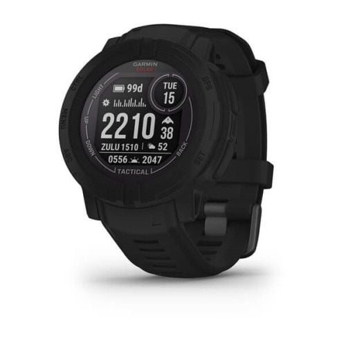 Zegarek Garmin Instinct 2 Solar Tactical Czarny , 22mm. Czarne zegarki sportowe Garmin, bez wzorów. Za 1,110.99 zł.