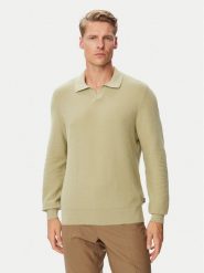 BOSS Sweter H-Lomarino 50565511 Zielony jasny Regular Fit. Zielone swetry męskie Boss, l, bez wzorów, z bawełny, bez kołnierzyka, bez ramiączek. Za 749.99 zł.