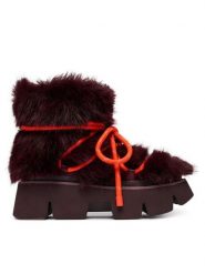 United Nude Śniegowce Stomper Fur Boot 11048993120 Bordowy. Czerwone śniegowce damskie United Nude, z futra, bez zapięcia. Za 1,339.00 zł.