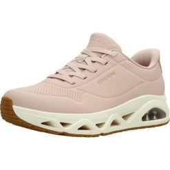 Buty SKECHERS UNO GLIDE STEP GLIDE ON AIR Rose. Czerwone obuwie trekkingowe damskie Skechers, z syntetyku, bez zapięcia. Za 452.99 zł.
