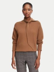 Marella Sweter Giochi 2623366174 Brązowy Regular Fit. Brązowe swetry nierozpinane damskie Marella, s, bez wzorów, z kaszmiru, bez kołnierzyka, bez ramiączek. Za 1,189.00 zł.