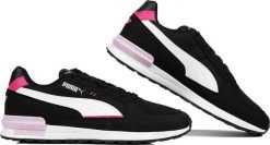 Puma Buty damskie Puma Graviton czarno-białe 380738 55 40. Białe obuwie sportowe damskie Puma, bez wzorów, bez zapięcia. Za 238.80 zł.