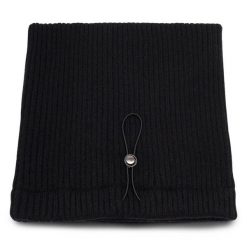 Komin Sprandi. Czarne szaliki męskie Sprandi, bez wzorów. Za 49.99 zł.