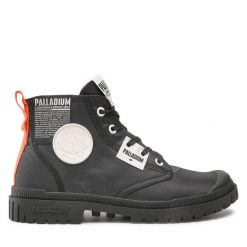 Trapery Palladium. Czarne trapery damskie Palladium, bez zapięcia. Za 269.99 zł.