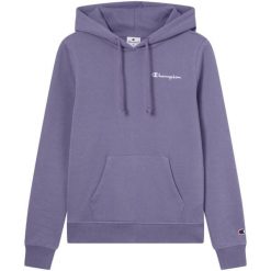 Bluza Damska Champion Dresowa z Kapturem Sportowa Hoodie Bawełniana r. L. Fioletowe bluzy damskie Champion, l, bez wzorów, z bawełny, sportowe, bez ramiączek, z kapturem. Za 206.99 zł.
