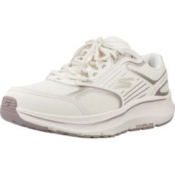 Buty SKECHERS RUN CONSISTENT 2.0 ADVA Biały. Białe obuwie sportowe damskie Skechers, bez wzorów, ze skóry, bez zapięcia. Za 279.99 zł.