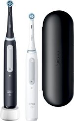 Szczoteczka Oral-B iO Series 4 Duo 2 szt. Matt Black/Quite White. Białe szczoteczki elektryczne Oral-B. Za 524.00 zł.