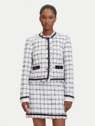 KARL LAGERFELD Marynarka A3W14038 Écru Regular Fit. Marynarki i żakiety damskie KARL LAGERFELD, bez wzorów, z syntetyku, bez kołnierzyka, bez ramiączek. Za 1,299.00 zł.