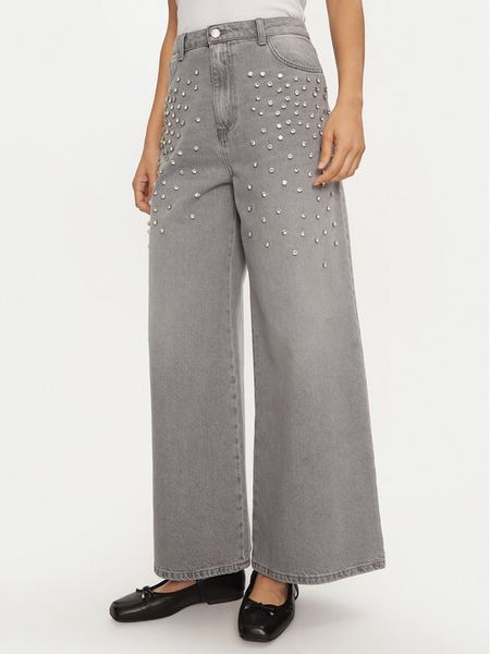 ViCOLO Jeansy DS0015 Szary Regular Fit. Szare jeansy damskie ViCOLO, bez wzorów, z bawełny. Za 339.99 zł.