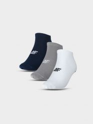 4F Skarpetki casual przed kostkę (3-pack) męskie - multikolor 35-38. Skarpety męskie 4F, bez wzorów, z bawełny. Za 44.99 zł.