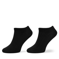 Skarpety krótkie Tommy Hilfiger. Czarne skarpetki damskie Tommy Hilfiger, bez wzorów. Za 49.99 zł.