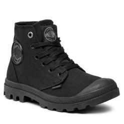 Trapery Palladium. Czarne trapery damskie Palladium, bez zapięcia. Za 239.99 zł.