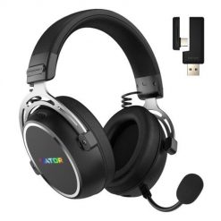 HATOR Hypergang 3 Wireless Zestaw słuchawkowy Bezprzewodowy Opaska na głowę Gaming USB Type-C / USB Type-A Bluetooth Czarny. Czarne słuchawki bezprzewodowe No Name. Za 571.99 zł.