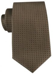 Męski Krawat - Jasny Brąz w Drobny Wzór - Angelo di Monti. Krawaty i muchy Angelo di Monti, bez wzorów, z tkaniny, eleganckie. Za 49.99 zł.