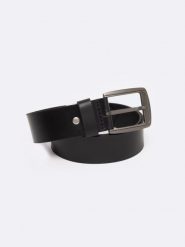 Pasek męski skórzany czarny 906 900. Czarne paski męskie BIG STAR, z jeansu, eleganckie. Za 159.99 zł.