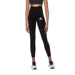 Damskie legginsy do biegania. Czarne legginsy damskie FJORK MERINO, bez wzorów, z elastanu. Za 359.00 zł.