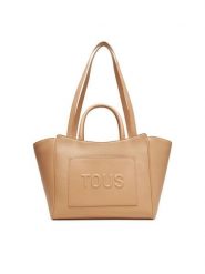 TOUS Torebka Brenda City 2002192245 Beżowy. Brązowe shopperki damskie tous, bez wzorów, ze skóry, bez dodatków. Za 799.99 zł.
