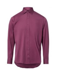 Nils Sundström koszula casual Mężczyźni Modern Fit Bawełna lila, S. Koszule męskie Nils Sundström, m, bez wzorów, z bawełny, casualowe, bez kołnierzyka, bez ramiączek. Za 119.95 zł.