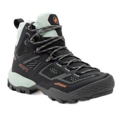 Buty trekkingowe damskie Mammut Ducan High GTX. Szare obuwie trekkingowe damskie Mammut, bez zapięcia. Za 629.99 zł.