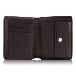 Skórzany Portfel Męski Brødrene G-06L RFID Brązowy. Brązowe portfele męskie Brødrene, bez wzorów, ze skóry. Za 69.00 zł.