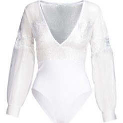Białe Body Unblurred. Białe body Born2be, bez wzorów, z koronki. Za 29.99 zł.