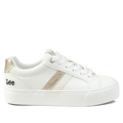 Buty damskie trampki sportowe Lee LAYLA WOMEN LOW. Białe trampki i tenisówki damskie Lee, bez wzorów, z materiału, bez zapięcia. Za 179.00 zł.