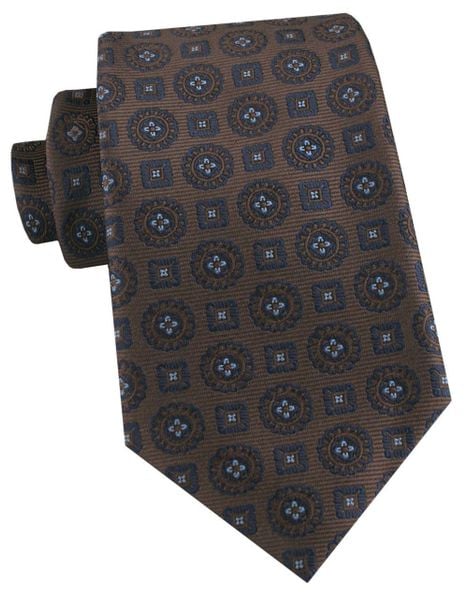 Męski Krawat - Ciemny Brąz, Grochy - Alties. Krawaty i muchy Alties, bez wzorów, z tkaniny, eleganckie. Za 55.00 zł.