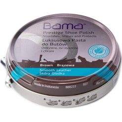 Pasta do obuwia BAMA - B27F Brązowy. Brązowe piżamy męskie Bama, bez wzorów, ze skóry, bez kołnierzyka, bez ramiączek. Za 4.99 zł.