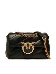 Pinko Torebka Love Mini Puff Cl PE 23 PLTT 100039 A0F2 Czarny. Czarne torebki do ręki damskie Pinko, bez wzorów, ze skóry, bez dodatków. Za 1,519.00 zł.