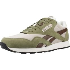 Buty REEBOK 100245059R Zielony. Zielone buty zimowe męskie Reebok, bez wzorów, ze skóry, bez obcasa, bez zapięcia. Za 336.99 zł.