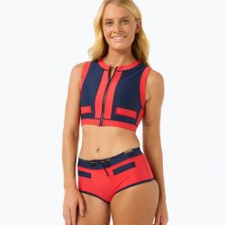 Dół od stroju kąpielowego Rip Curl Noughties Low Rise Victoria Vergara. Niebieskie bikini RIPCURL, m, bez wzorów. Za 219.99 zł.