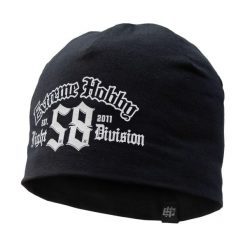 Czapka zimowa męska beanie EXTREME HOBBY 58 DIVISION. Czarne czapki męskie EXTREME HOBBY, na zimę, bez wzorów, z bawełny. Za 69.00 zł.