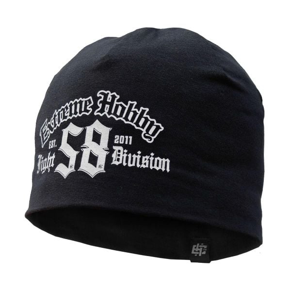 Czapka zimowa męska beanie EXTREME HOBBY 58 DIVISION. Czarne czapki męskie EXTREME HOBBY, na zimę, bez wzorów, z bawełny. Za 69.00 zł.