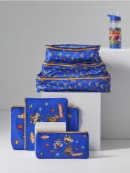 Zestaw organizerów do walizki PAW Patrol 6 pack - niebieski. Niebieskie walizki damskie Sinsay, bez wzorów. Za 35.99 zł.