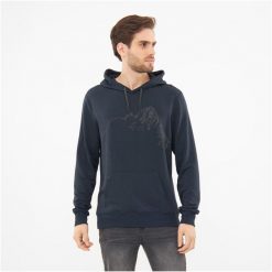 Bluza męska VIKING Panaka Hoodie Bamboo. Czarne bluzy męskie Viking, m, bez wzorów, bez kaptura. Za 279.90 zł.