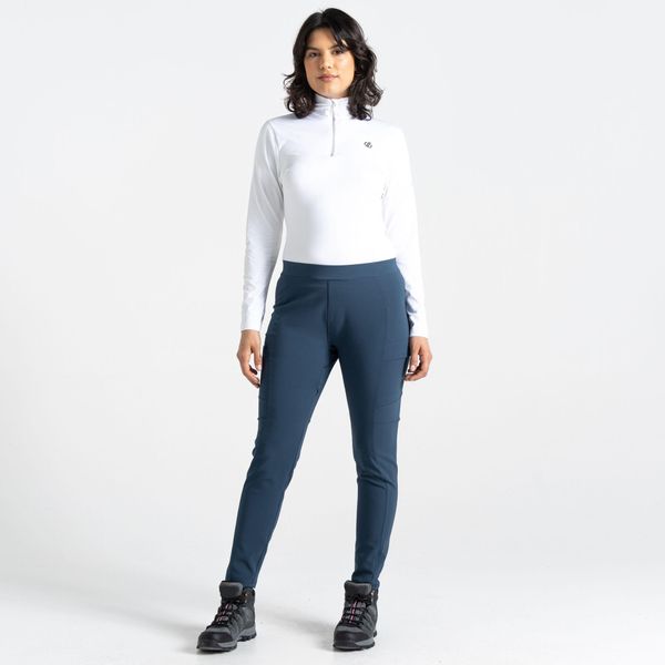 Damskie legginsy trekkingowe Melodic II. Niebieskie legginsy damskie Dare 2B, bez wzorów, z softshellu. Za 139.99 zł.