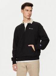 Champion Bluza 220708 Czarny Relaxed Fit. Czarne bluzy męskie Champion, m, bez wzorów, z bawełny, bez ramiączek, bez kaptura. Za 329.99 zł.