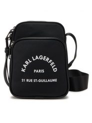 KARL LAGERFELD Saszetka A2M30230 Czarny. Czarne torby na ramię męskie KARL LAGERFELD, ze skóry. Za 439.99 zł.