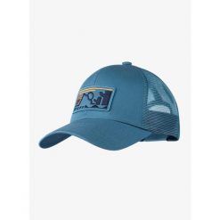 Czapka z daszkiem Buff Explore Trucker Cap - nidus blue L-XL. Niebieskie czapki damskie Buff, bez wzorów, sportowe. Za 126.10 zł.