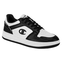 Męskie Skórzane Niskie Buty Sportowe. Białe buty sportowe męskie Champion, bez wzorów, bez zapięcia. Za 280.99 zł.