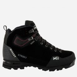 Buty trekkingowe damskie MILLET W G Trek 3 Goretex czarny. Czarne obuwie trekkingowe damskie Millet, z gore-texu, bez zapięcia. Za 778.69 zł.