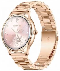 Smartwatch Colmi L28 Złoty (L28 gold steel). Żółte zegarki smartwatch Colmi, bez wzorów. Za 155.63 zł.