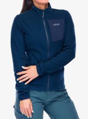 Bluza rozpinana damska Rab Tecton Jacket. Niebieskie bluzy damskie RAB, s, bez wzorów, z materiału, bez ramiączek, bez kaptura. Za 315.50 zł.